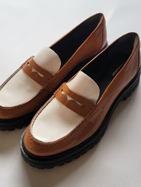 NEW Reformation Agathea chunky leather loafers -- See Note